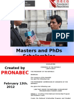 Masters and Phds Scholarships