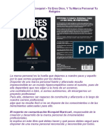 Tú Eres Dios, Y Tu Marca Personal Tu Religión