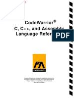 C and C++ and Assembly Language Reference