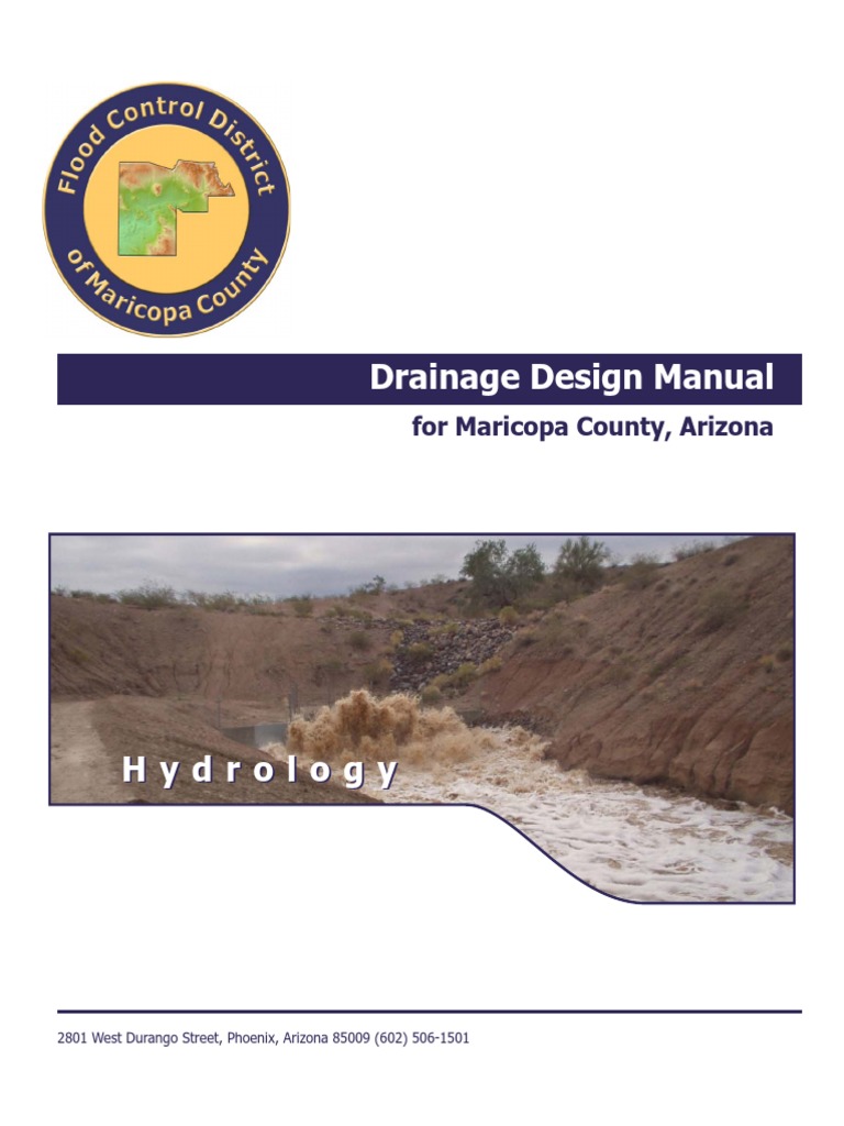 Maricopa County Drainage Design Manual | PDF | Drainage Basin ...
