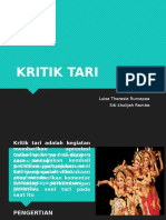 KRITIK TARI