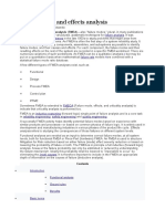 Failure Mode and Effects Analysis