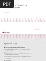 Fundamentals of Transient Low Current Measurement: October 25, 2016