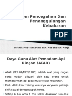 Teknik Keselamatan dan Kesehatan Kerja dalam Penggunaan APAR