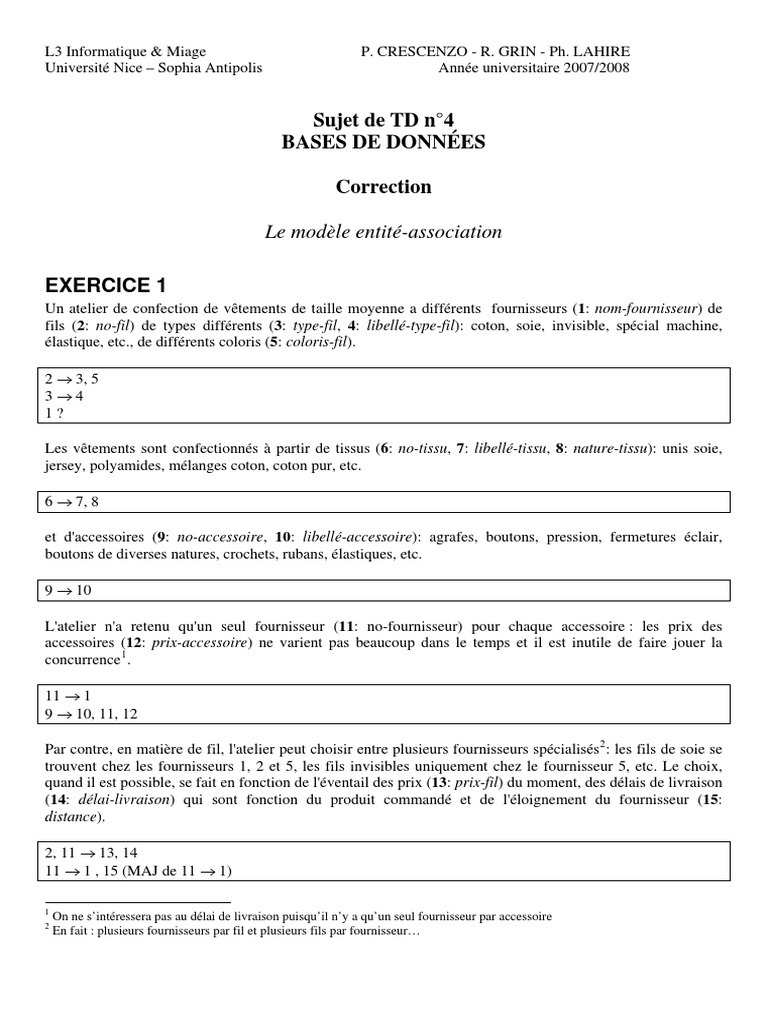 Correction TD4 PDF | PDF | Informatique et technologies de l ...