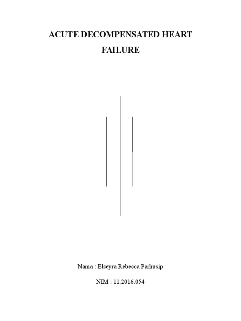 Acute Decompensated Heart Failure | PDF