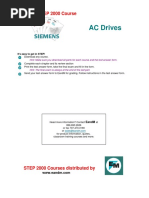 AC Drives: Siemens STEP 2000 Course