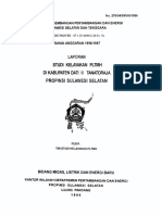 2. Laporan Studi Kelayakan PLTMH Di Kabupaten Dati II Tanatoraja Propinsi Sulawesi Selatan