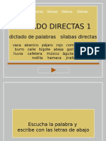 Dictado Sílabas Directas