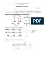 MOS16-CE08 Structural Dynamics Assignment 1