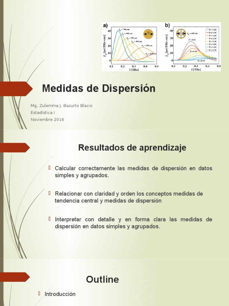 Medidas de Dispersión Dispersión estadística Diferencia