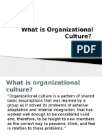 What Is Organizational Culture?