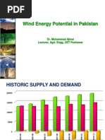 Pakistan Wind Power Potential