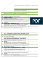 Liste de Vérification D'une Installation Électrique