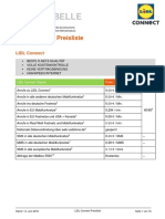 LIDL Connect Preistabelle