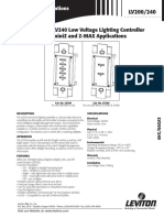 Low Voltage Switches - LV200-240 DATASHEET