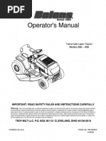 Bolens 683 Lawn Tractor Owner's Manual 13AN683G163