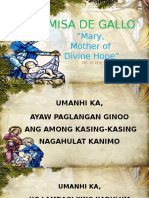 Misa de Gallo: "Mary, Mother of Divine Hope"