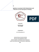 Managing Agitation Associated With Schizofrenia and Bipolar Disorder in The Emergency Settinng