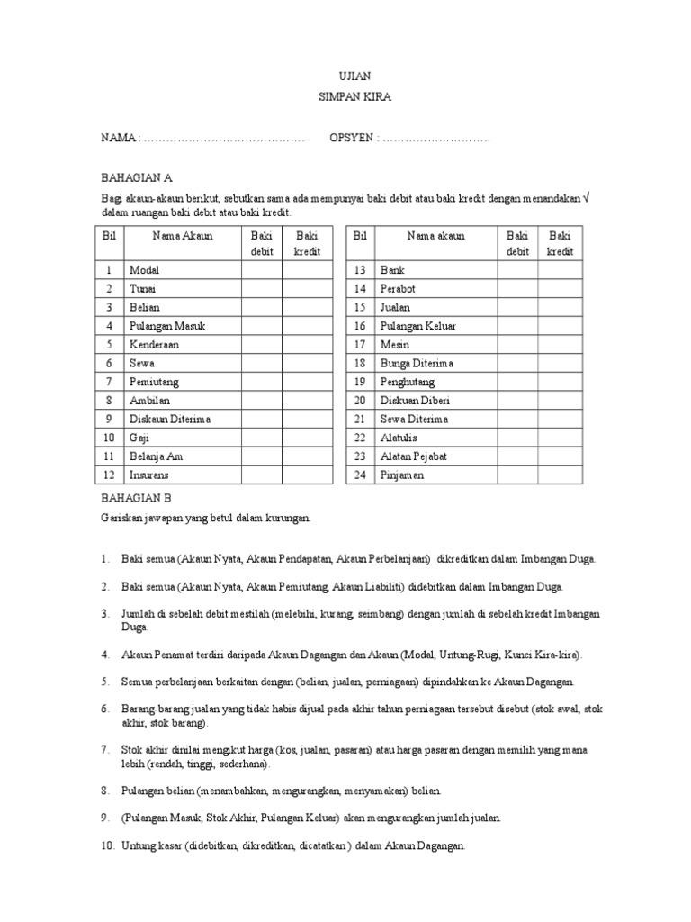 Latihan Simpan Kira T2 Pdf