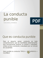 Conducta Punible - Tentativa y Concurso
