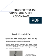 Prosedur Ekstraksi Sungsang & Per Abdominam