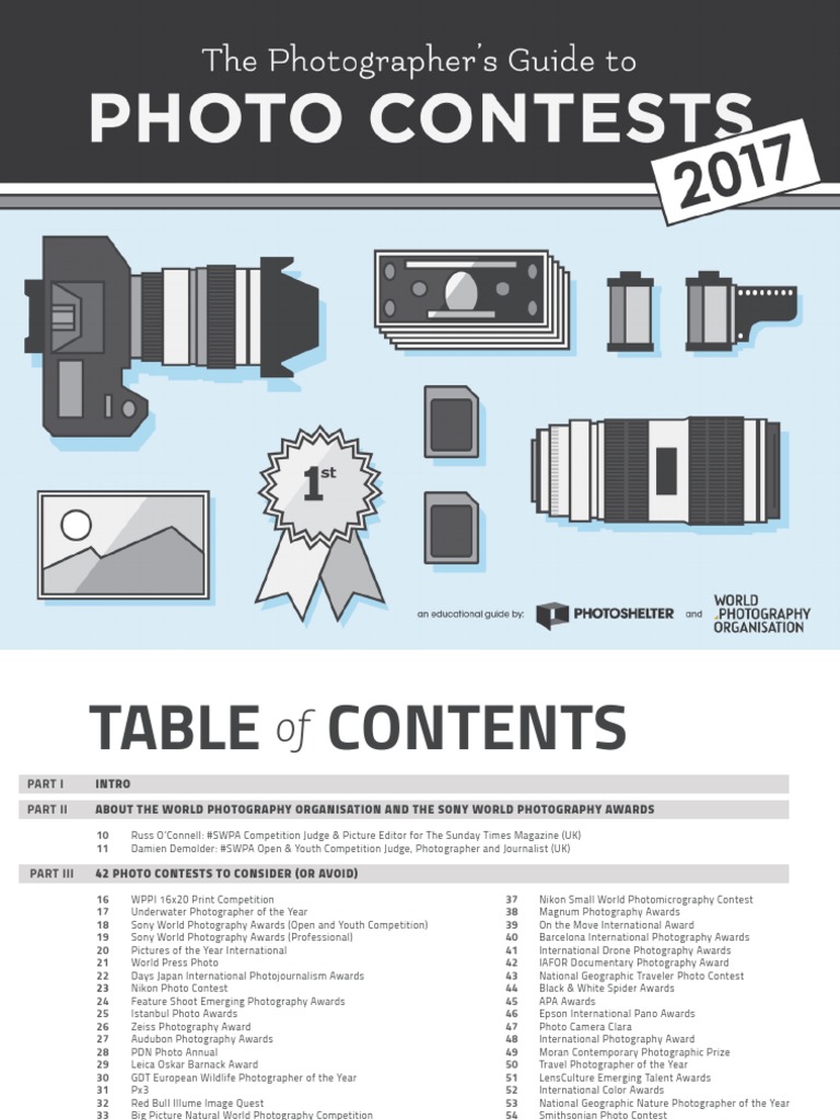 Photographers Guide Photo Contests 2017 Photographer Photograph