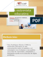 La Entrevista Educativa