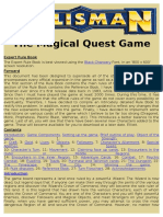 Talisman The Magical Quest Game - Expert Rule Book