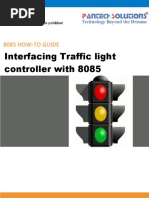 Interfacing Traffic Light With 8085 Trainer Kit