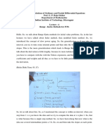 Runge -Kutta Methods for IVPs