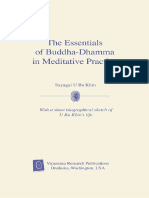 Essentials of Buddha Dhamma in Meditative Practice, The