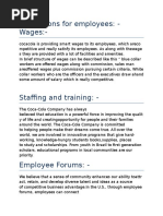 Human Resource Management at Coca Cola Company  Recruitment  Coca Cola