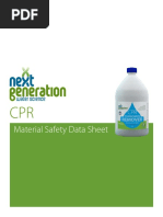 Material Safety Data Sheet