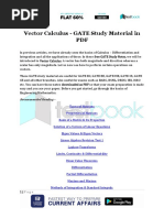 Vector Calculus - GATE Study Material in PDF