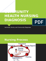 Community Health Nursing Diagnosis Ggg