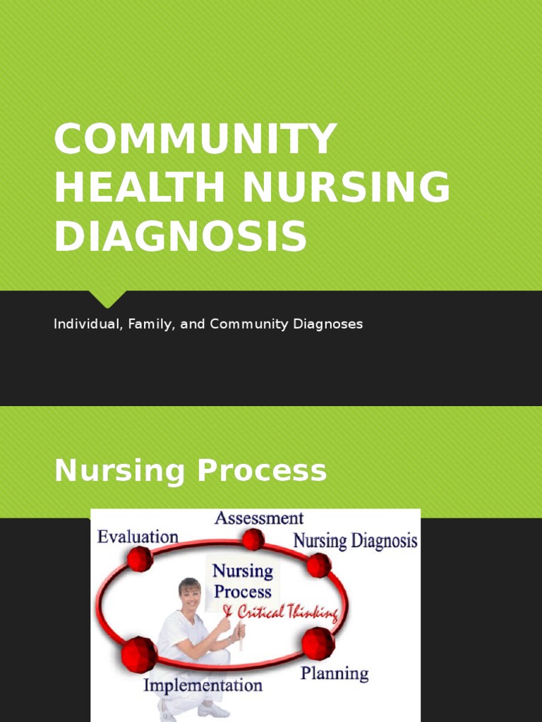 community health diagnosis