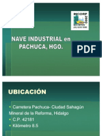 NAVE INDUSTRIAL ENVENTA EN PACHUCA, HGO, MEX.