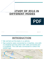 Field Study of 8916 in Different Modes: 12/26/16 Qualcomm Confidential and Proprietary