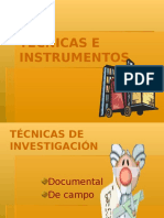 Tecnicas e Instrumentos