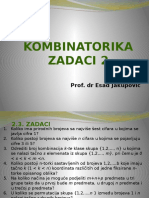 Zadaci 2 - Kombinatorika