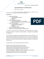 Franquicia Sporthesis SA - Tucuman - Consideraciones Grales