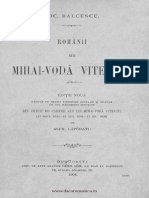 Balcescu Mihai Viteazu 1908 | PDF