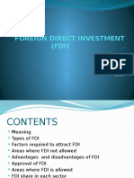 Foreign Direct Investment (FDI)