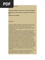 Código Deontológico Psicólogos