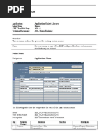 AOL Menu Setup: Application: Application Object Library Setup Item: Menus AOL-8 Training Document: AOL Menu Training