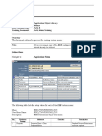 AOL Menu Setup: Application: Application Object Library Setup Item: Menus AOL-8 Training Document: AOL Menu Training