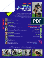 AP2T Winter Training Soccer Camp December 27-29, 2016