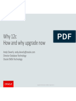 Why 12c How and Why Upgrade Now
