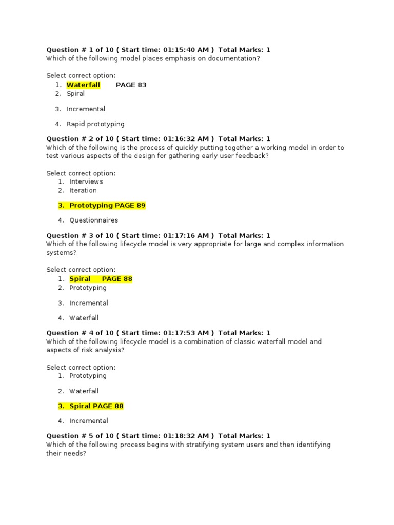 CS507 mcqs(2462010) Software Prototyping Prototype